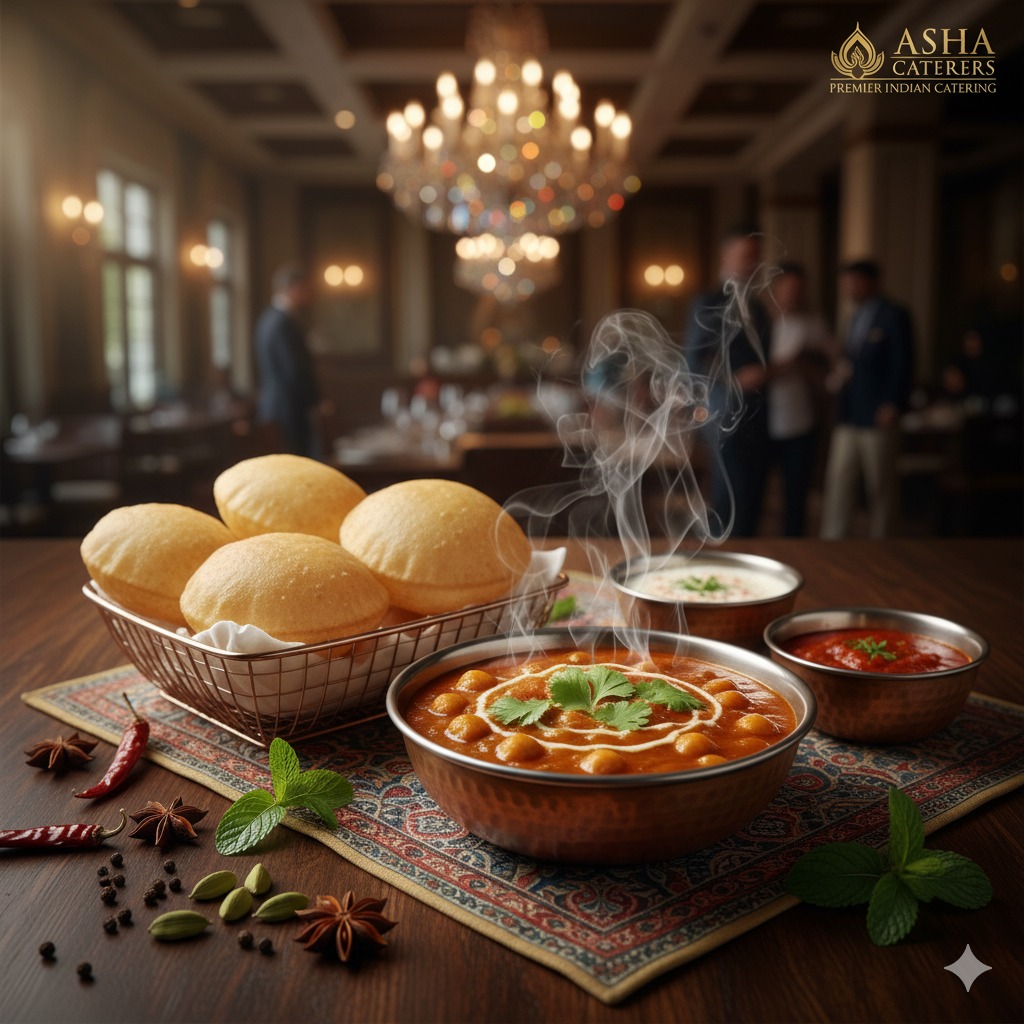 Elegant buffet setup